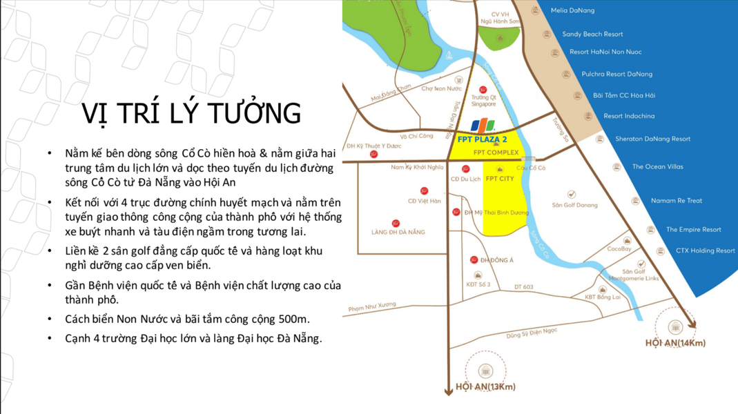 vi tri ket noi thuan tien cua du an can ho FPT 2 Plaza da nang
