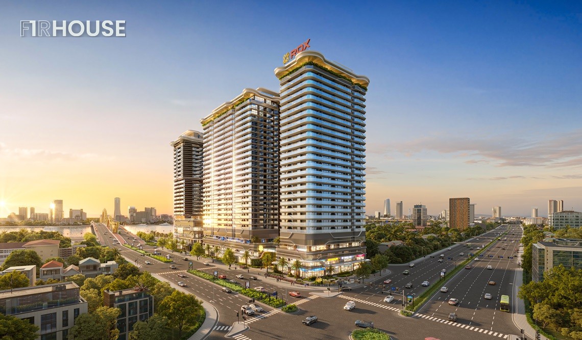 Mặt đứng The Legend trên trục Võ Văn Kiệt