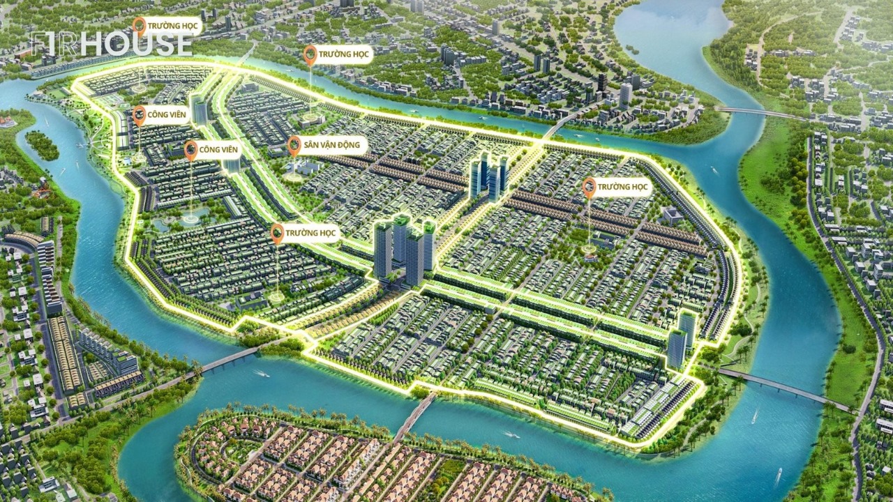 Toàn cảnh khu đô thị Sun Riverpolis và vị trí FourS Tower