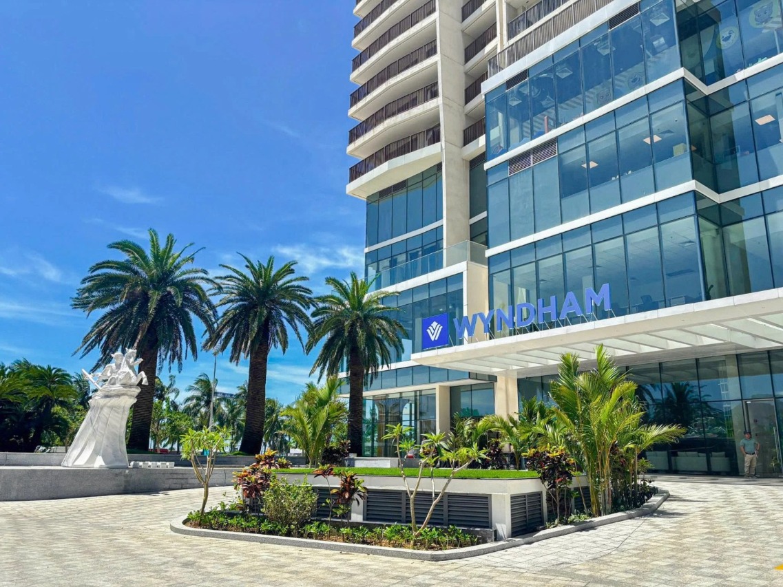 Sảnh đón mang thương hiệu Wyndham